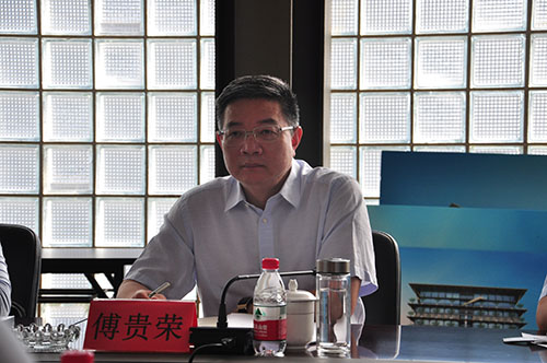 寧波市江北區(qū)區(qū)委副書記、區(qū)長傅貴榮一行蒞臨我公司調研指導工作